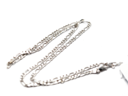 Jewellery, Necklace 18K White gold Figaro 51cm 9,6g, in auction: Pawn – Tuesday 5 November 2013