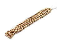 Jewellery, Chain bracelet 18K "curb" ca18cm with safety-chain 21,5g, in auction: Pawn – Tuesday 5 November 2013