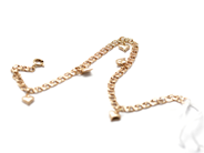 Jewellery, Bracelet Bismarck with charms 18K 19cm 4,2g, in auction: Pawn – Tuesday 5 November 2013