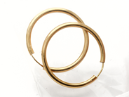 Jewellery, One pair earrings, hoops 18K 1,9g, in auction: Pawn – Tuesday 5 November 2013
