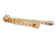 Jewellery, Bracelet X-bracelet 18K 28,4 g 20cm, in auction: Pawn – Tuesday 5 November 2013