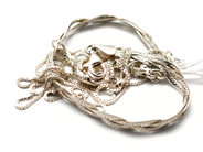 Lot, Necklaces, 2 items Box-chain, in auction: Pawn – Tuesday 5 November 2013