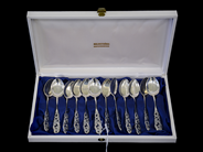 Lot, Spoons, coffee spoons S830 12 items Model Oldermor 103mm 91,5g, in auction: Pawn – Tuesday 10 December 2013