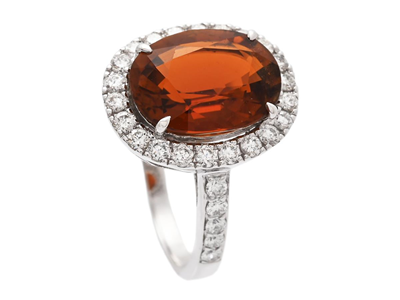 Smycken, RING, 18K vitguld