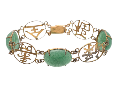 Smycken, ARMBAND, låghaltigt guld