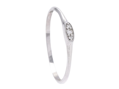 Smycken, RING, 18K vitguld