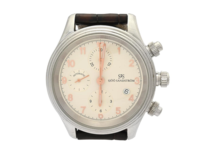 Klockor, SJÖÖ SANDSTRÖM, Royal Steel Chronograph