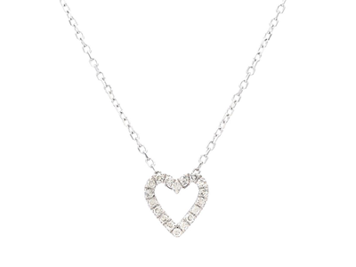 Smycken, COLLIER, 18K vitguld