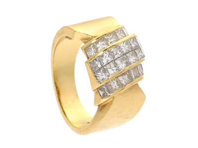Smycken, RING, 18K guld