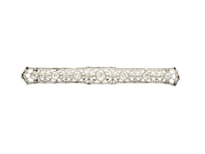 Smycken, BROSCH, platina