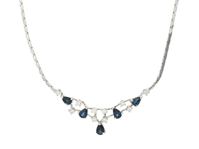 Smycken, COLLIER, 18K vitguld