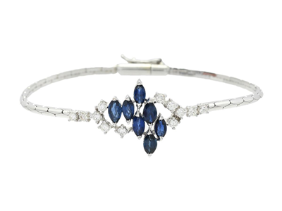 Smycken, ARMBAND, 18K vitguld