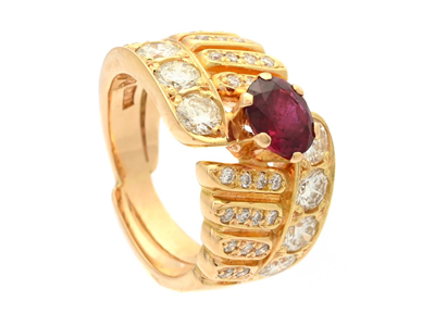 Smycken, RING, 18K guld