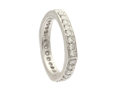 Smycken, RING, 18K vitguld