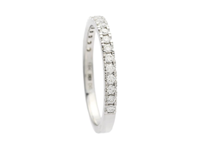 Smycken, ALLIANSRING, 18K vitguld