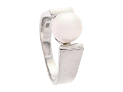 Smycken, RING, 18K vitguld