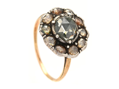 Smycken, RING, silver/14K guld