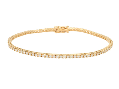 Smycken, TENNISARMBAND, 18K guld