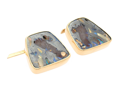 Smycken, MANSCHETTKNAPPAR, 14K guld