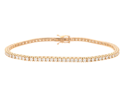 Smycken, TENNISARMBAND, 18K guld