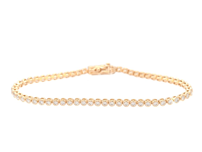 Smycken, TENNISARMBAND, 18K guld