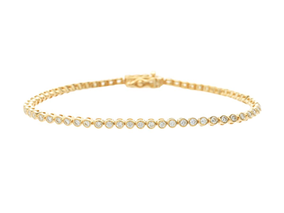 Smycken, TENNISARMBAND, 18K guld