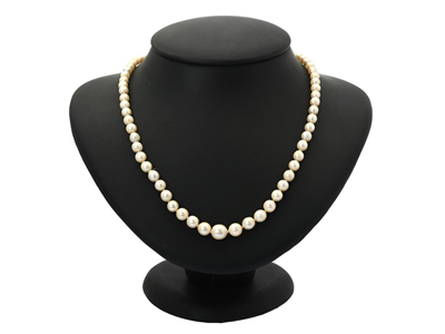 Smycken, PÄRLCOLLIER, odlade pärlor