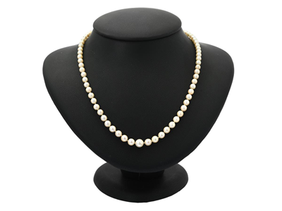 Smycken, PÄRLCOLLIER, odlade pärlor