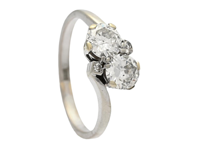 Smycken, RING, 18K vitguld