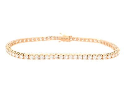 Smycken, TENNISARMBAND, 18K guld