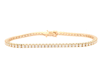 Smycken, TENNISARMBAND, 18K guld