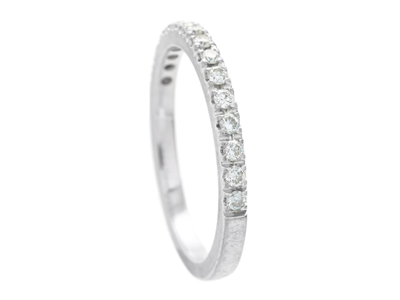 Smycken, ALLIANSRING, 18K vitguld