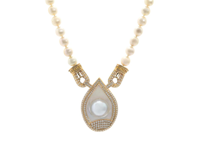 Smycken, COLLIER, 18K guld
