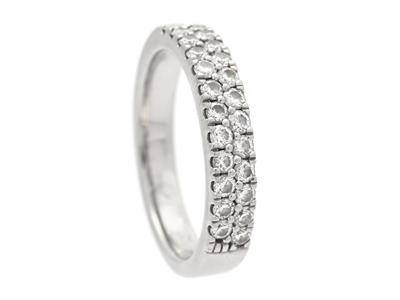 Smycken, RING, platina