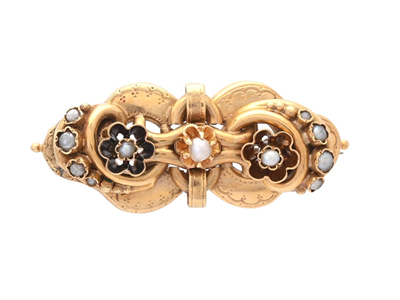 Smycken, BROSCH, 18K guld