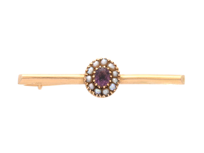 Smycken, BROSCH, 18K guld