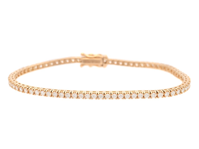 Smycken, TENNISARMBAND, 18K guld