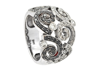 Smycken, RING, 14K vitguld