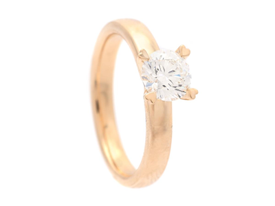 Smycken, ENSTENSRING, 18K guld