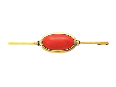 Smycken, BROSCH, 14K guld