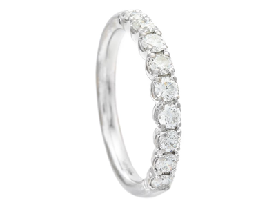 Smycken, ALLIANSRING, 18K vitguld