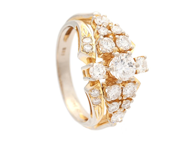 Smycken, RING, 14K guld