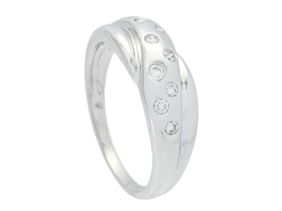 Smycken, RING, 18K vitguld