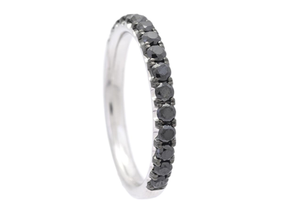 Smycken, ALLIANSRING, 18K vitguld