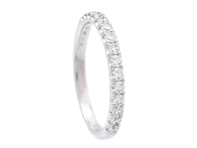 Smycken, ALLIANSRING, 18K vitguld