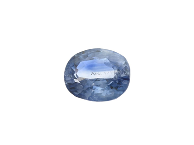 Ädelstenar, BLÅ SAFIR, ovalslipad blå safir 1,39 ct