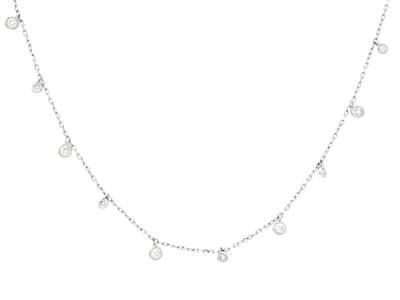 Smycken, COLLIER, 18K vitguld