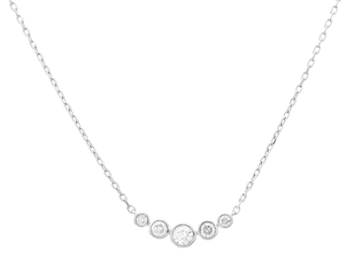 Smycken, COLLIER, 18K vitguld