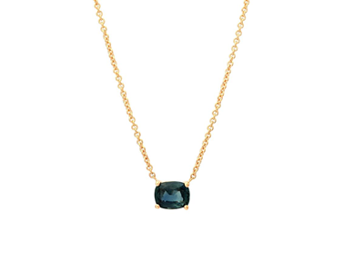 Smycken, ENSTENSCOLLIER, 18K guld