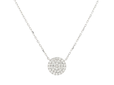 Smycken, COLLIER, 18K vitguld